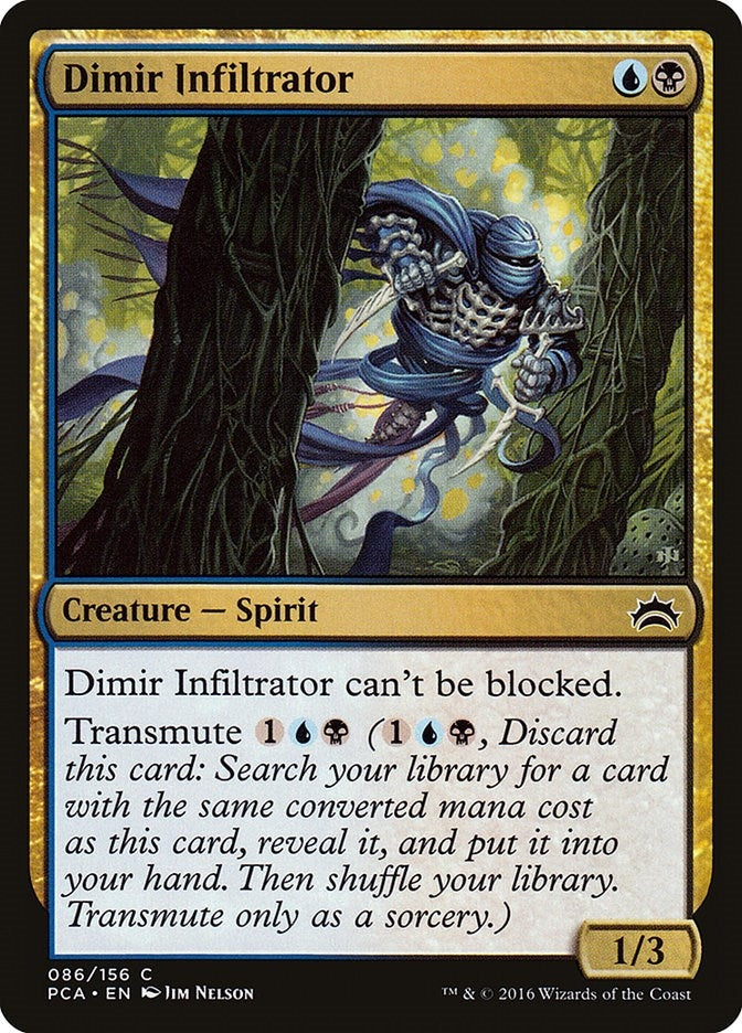 Image for Dimir Infiltrator (86) [Planechase Anthology]