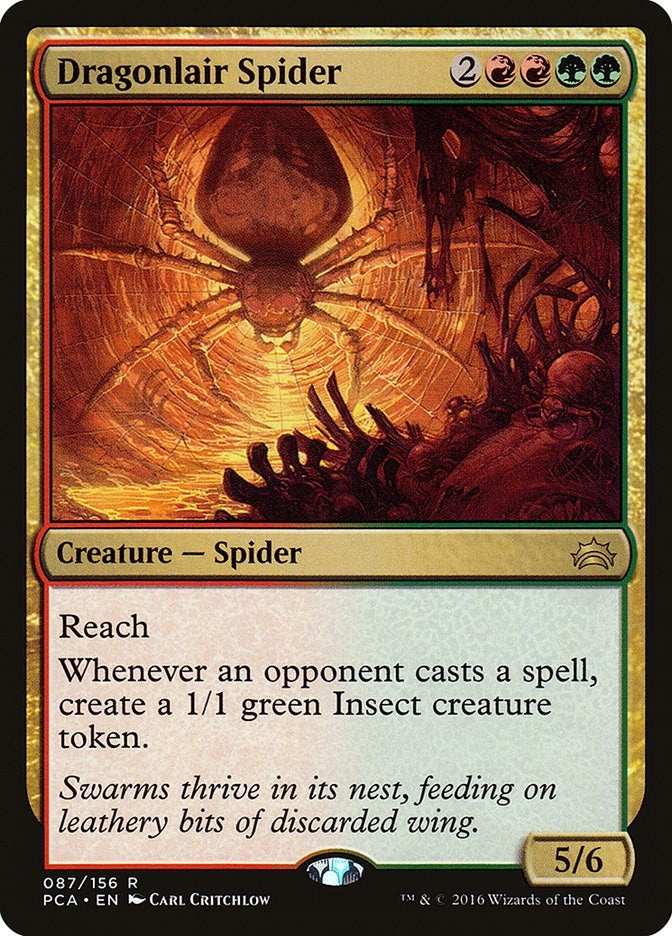 Image for Dragonlair Spider (87) [Planechase Anthology]