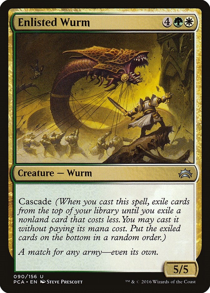 Image for Enlisted Wurm (90) [Planechase Anthology]