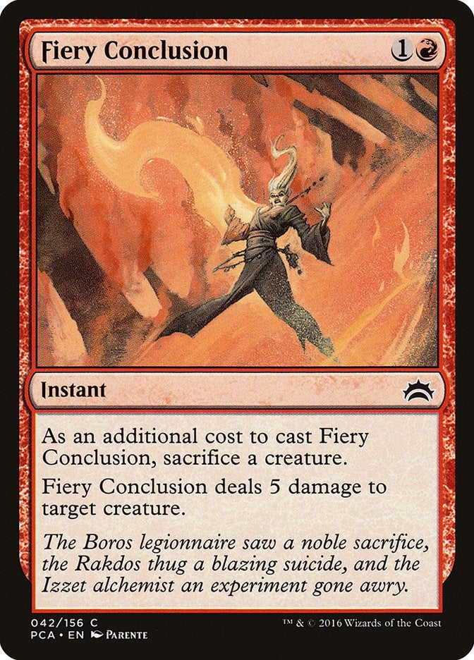 Image for Fiery Conclusion (42) [Planechase Anthology]