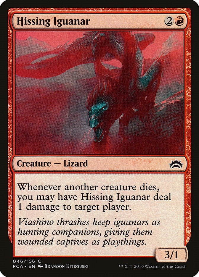 Image for Hissing Iguanar (46) [Planechase Anthology]