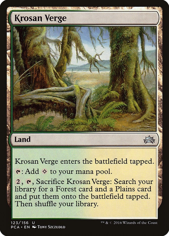 Image for Krosan Verge (123) [Planechase Anthology]