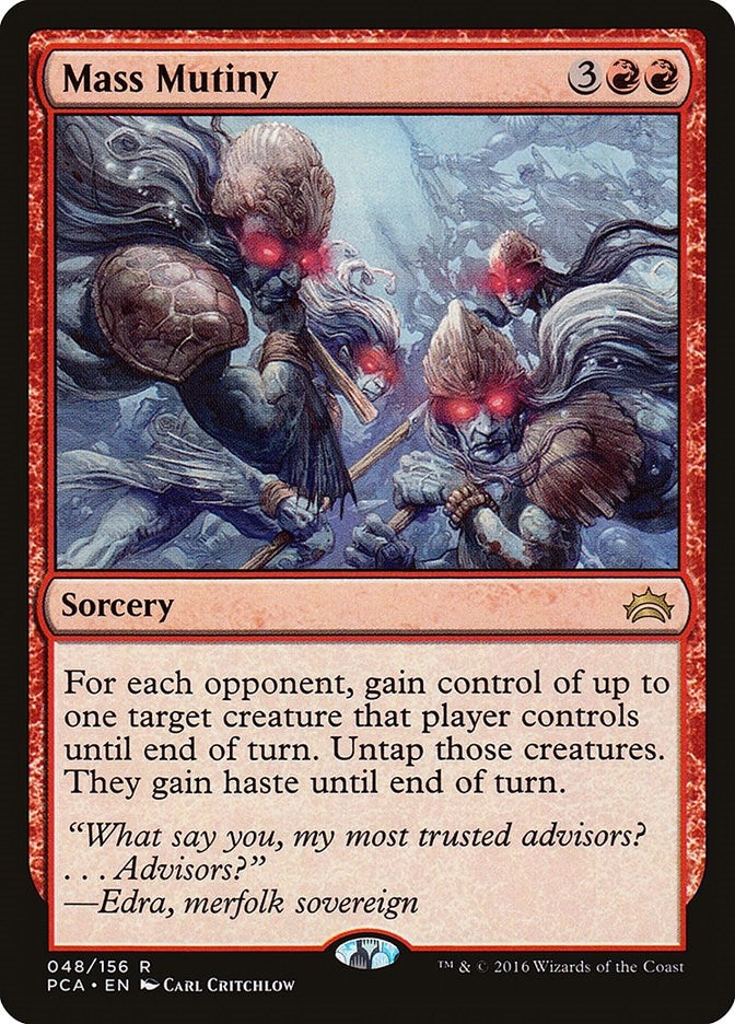 Image for Mass Mutiny (48) [Planechase Anthology]