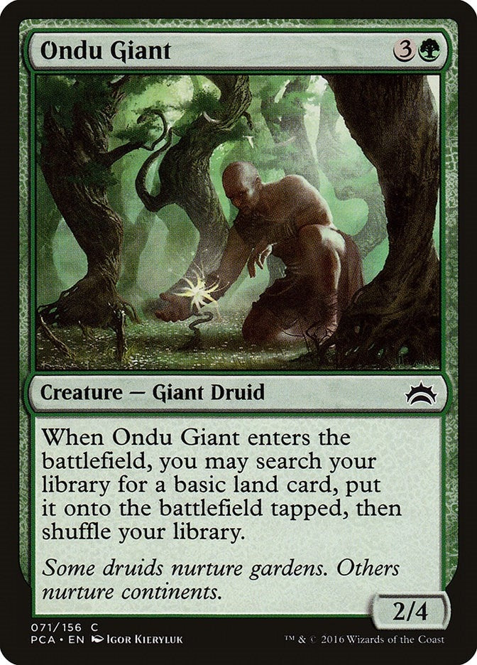 Image for Ondu Giant (71) [Planechase Anthology]