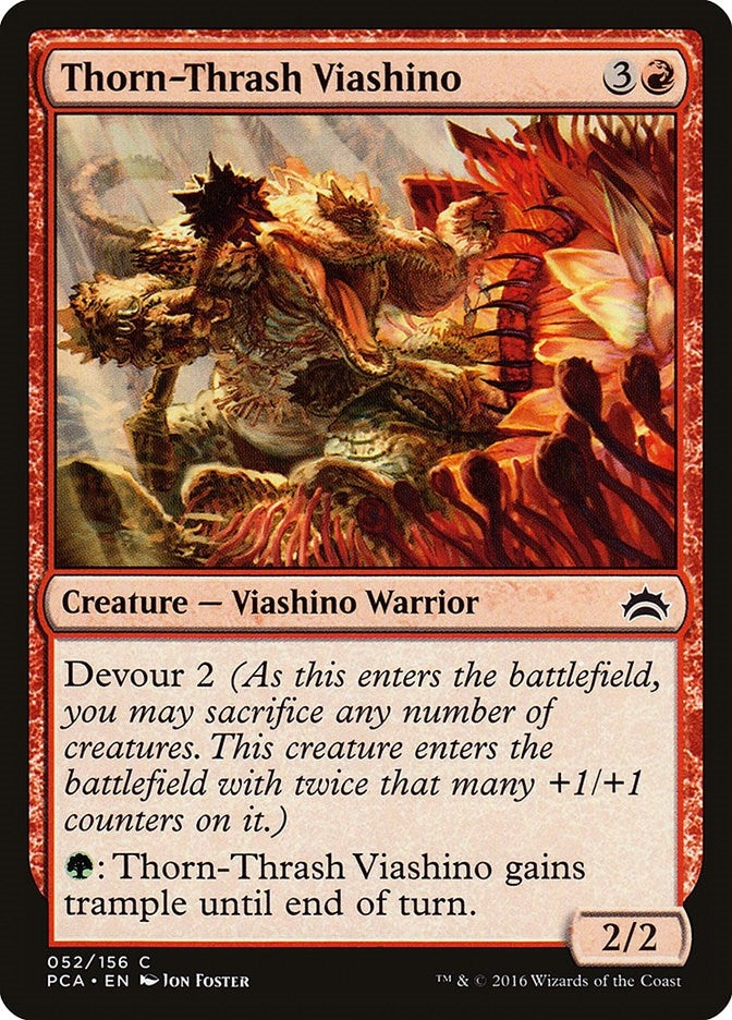 Image for Thorn-Thrash Viashino (52) [Planechase Anthology]