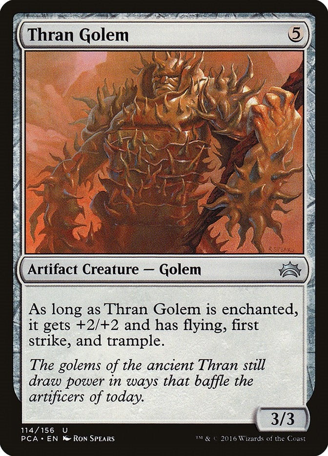 Image for Thran Golem (114) [Planechase Anthology]
