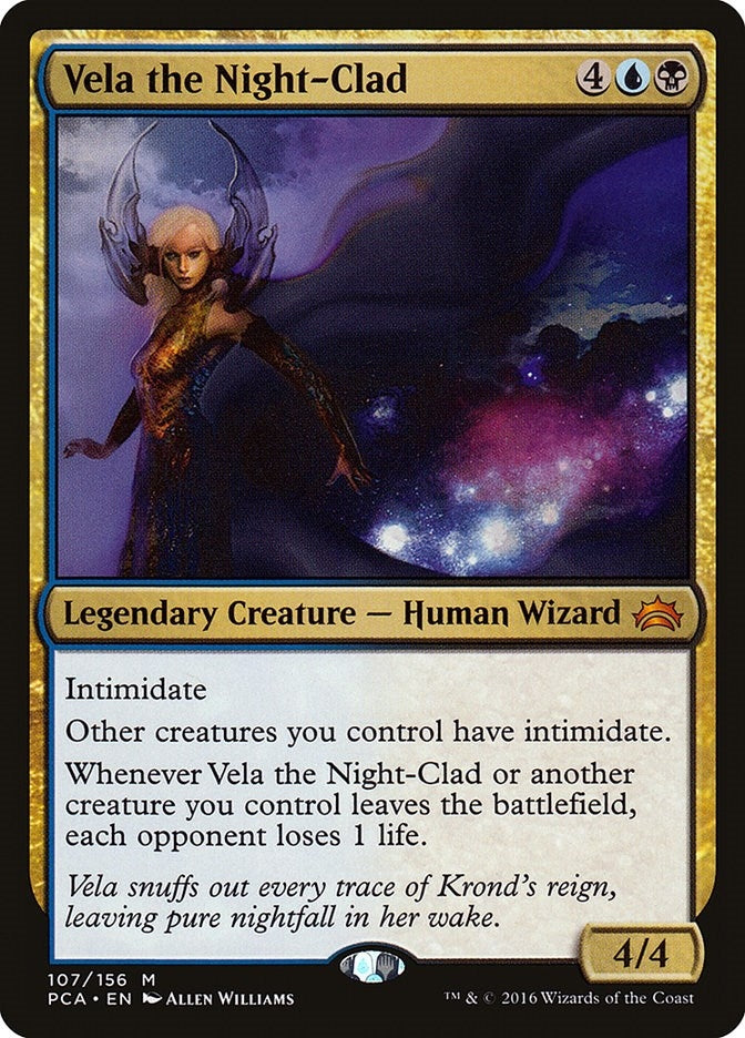 Image for Vela the Night-Clad (107) [Planechase Anthology]