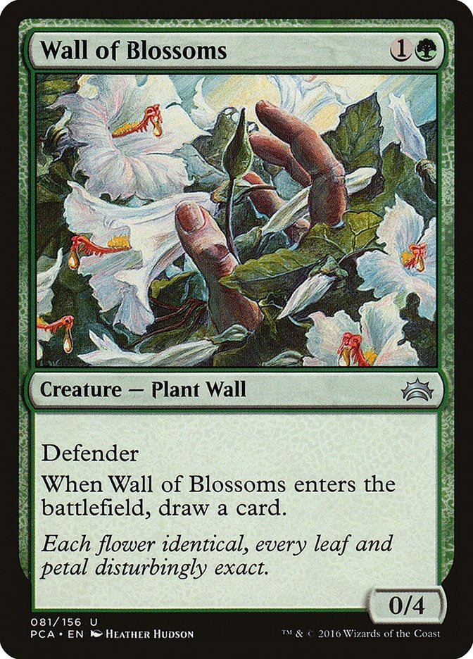 Image for Wall of Blossoms (81) [Planechase Anthology]