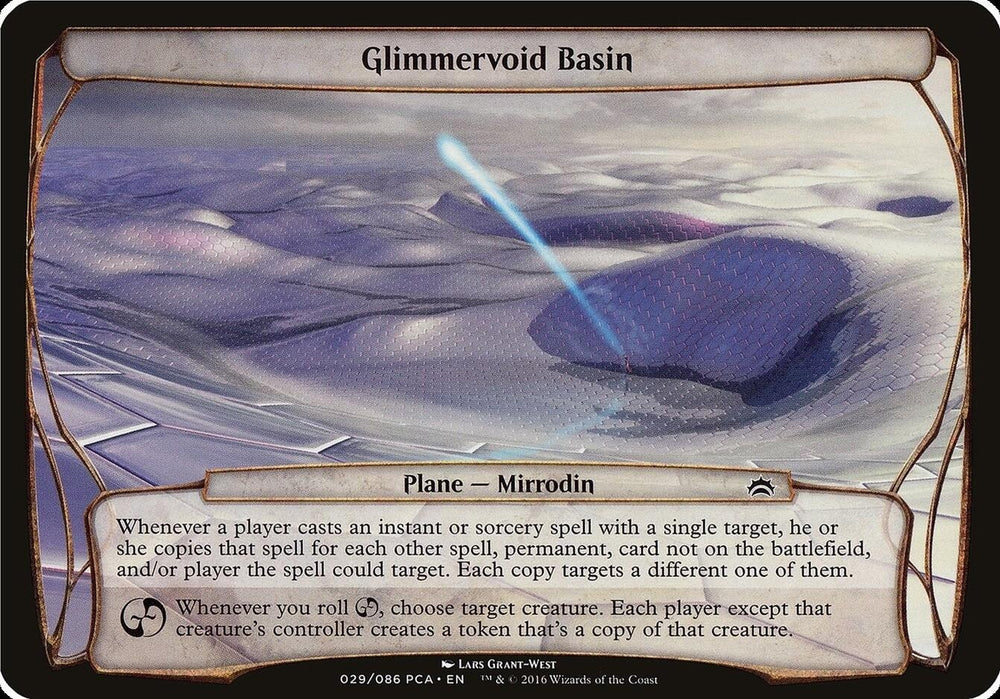 Image for Glimmervoid Basin (Planechase Anthology) [Oversize Cards]