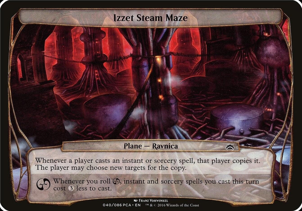Image for Izzet Steam Maze (Planechase Anthology) [Oversize Cards]