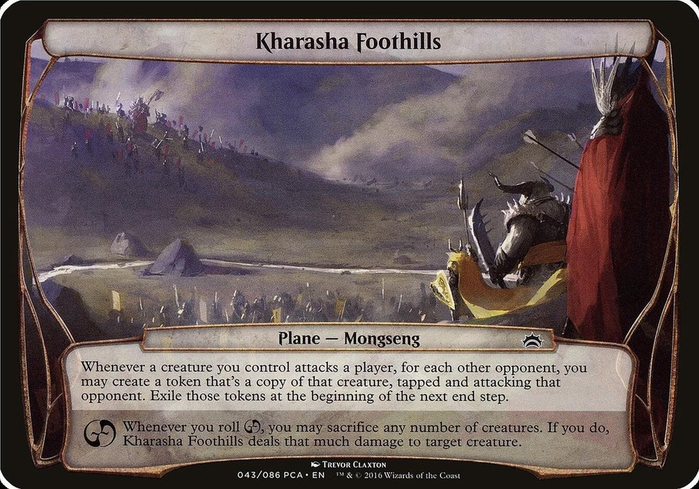 Image for Kharasha Foothills (Planechase Anthology) [Oversize Cards]