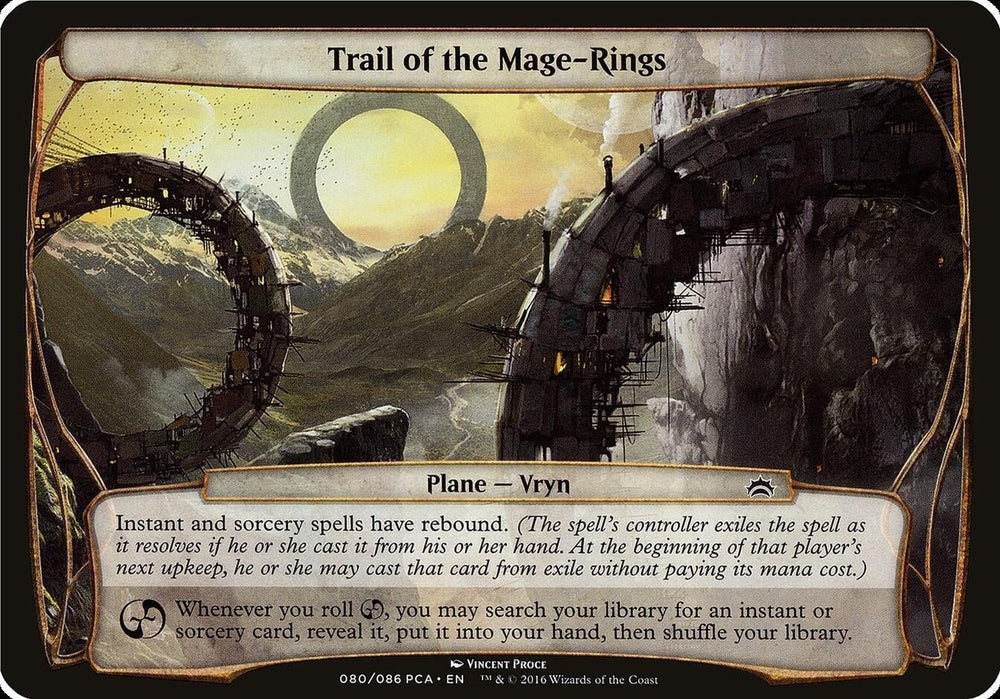 Image for Trail of the Mage-Rings (Planechase Anthology) [Oversize Cards]