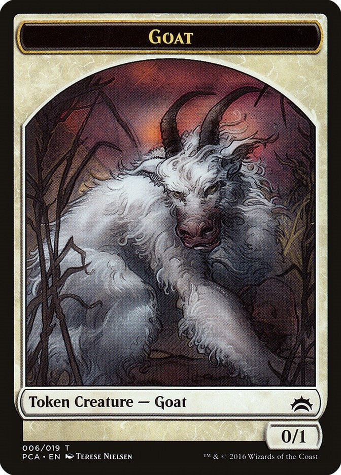 Image for Goat // Insect Double-Sided Token (6 // 15) [Planechase Anthology]