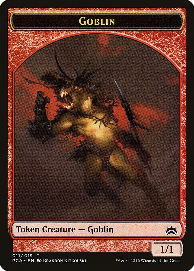 Image for Goblin // Boar Double-Sided Token (11 // 14) [Planechase Anthology]