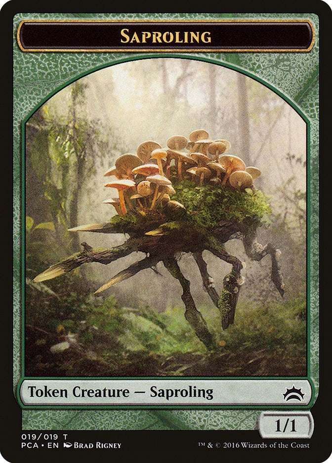 Image for Saproling // Goblin Double-Sided Token (19 // 11) [Planechase Anthology]