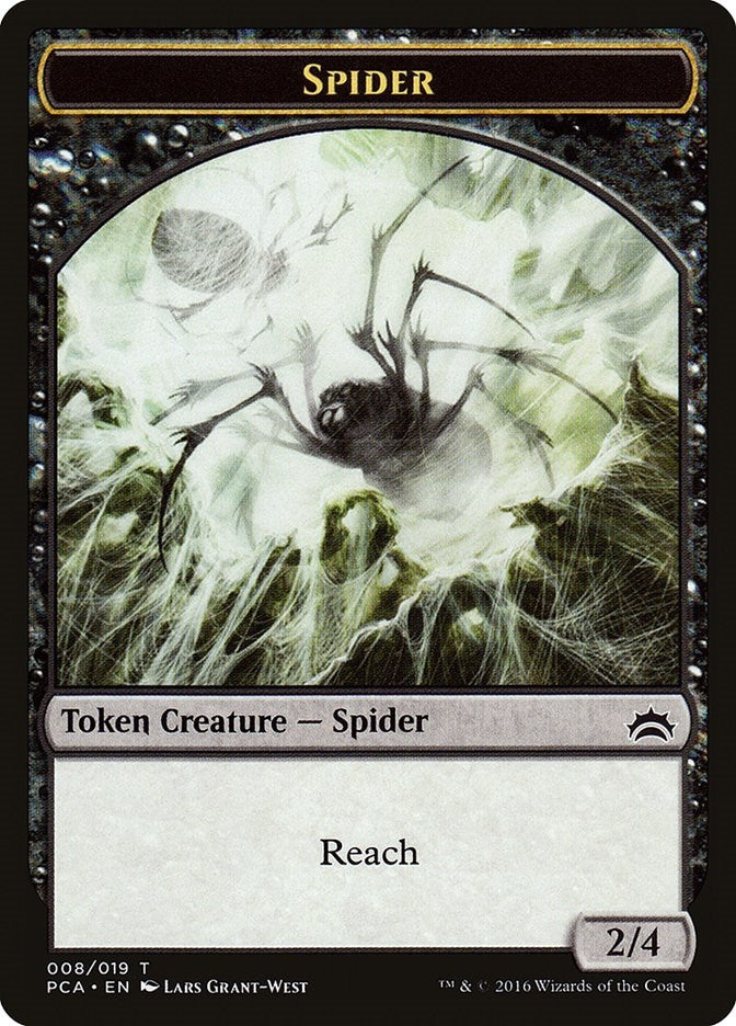 Image for Spider // Saproling Double-Sided Token (8 // 19) [Planechase Anthology]