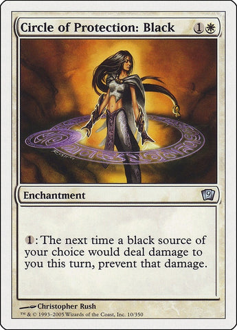 Image for Circle of Protection: Black (10) (9ED)