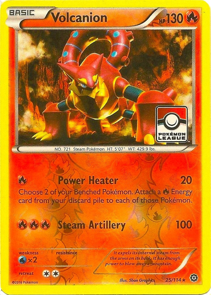 Image for Volcanion (025/114) [League & Championship Cards]