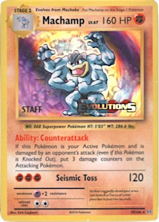Image for Machamp - 59/108 (Prerelease) [Staff] (59/108) [XY Promos]