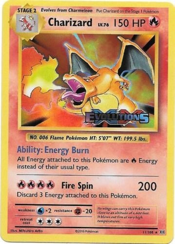 Image for Charizard (XY Evolutions Prerelease) (11/108) [XY Promos]