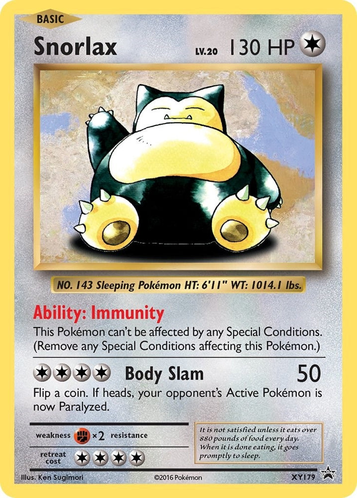 Image for Snorlax (XY179) [XY Promos]
