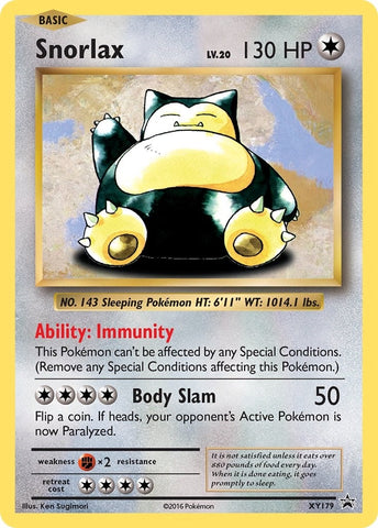 Image for Snorlax (XY179) [XY Promos]