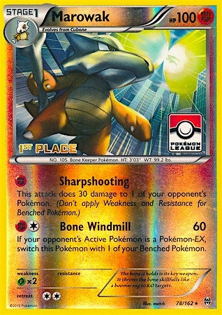 Image for Marowak (078/162) [League & Championship Cards]