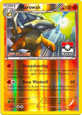 Image for Marowak (078/162) [League & Championship Cards]