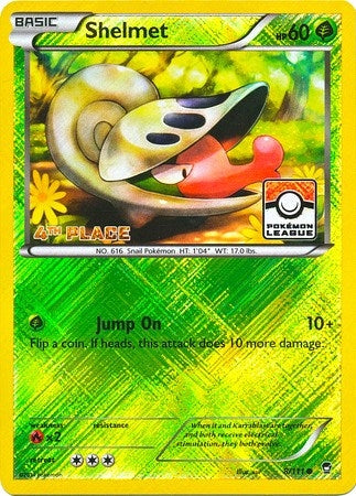 Image for Shelmet - 8/111 (Pokemon League) [4th Place] (008/111) - Pokemon