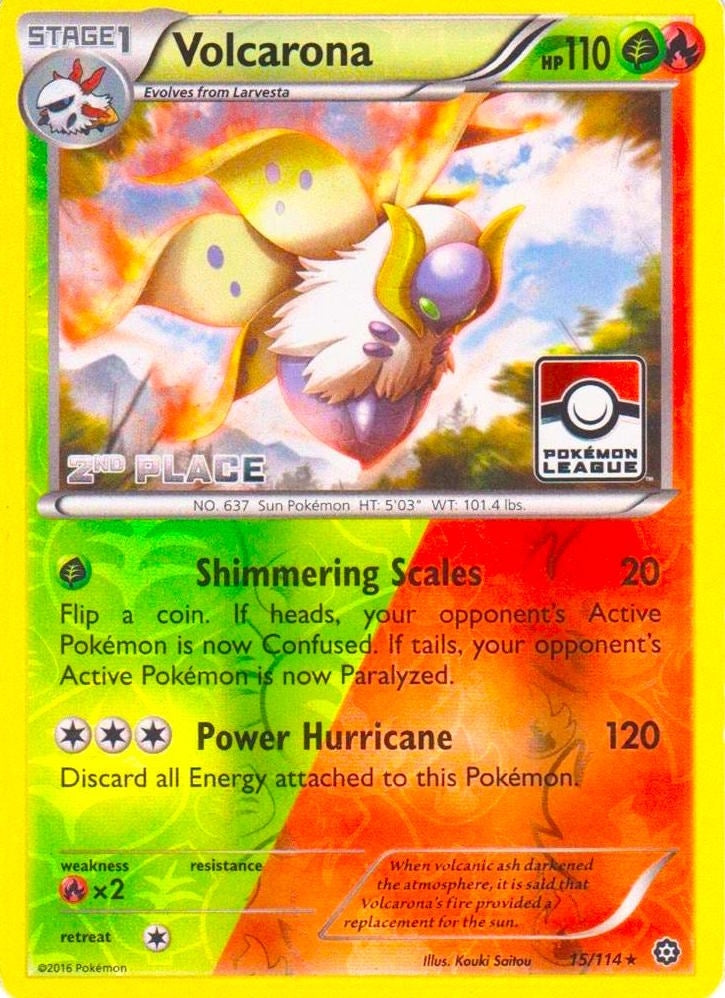 Image for Volcarona (015/114) [League & Championship Cards]