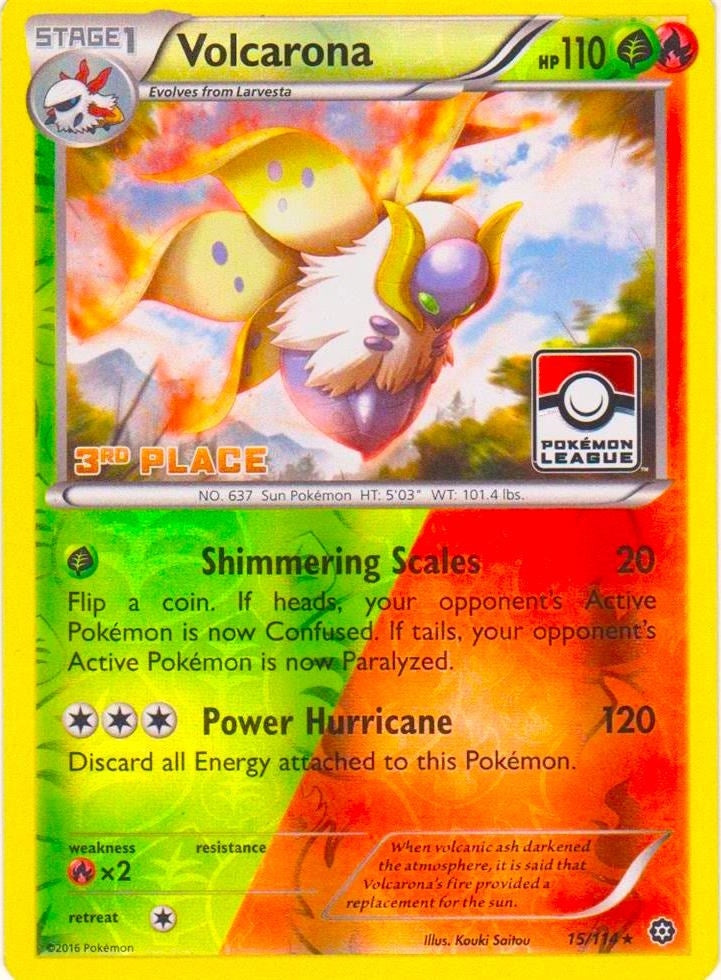 Image for Volcarona (015/114) [League & Championship Cards]
