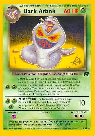 Image for Dark Arbok [W Stamped] (19/82) [WoTC Promo]