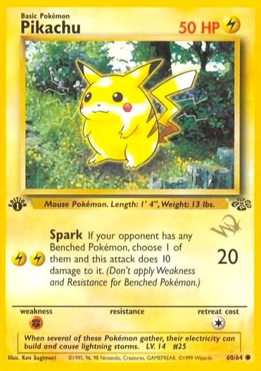 Image for Pikachu [W Stamped] (60/64) [WoTC Promo]
