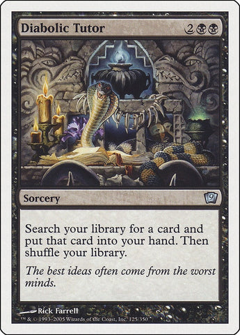 Image for Diabolic Tutor (125) (9ED)