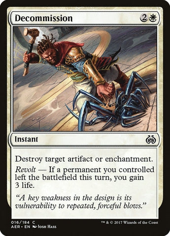 Image for Decommission (16) (AER)
