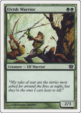 Image for Elvish Warrior (240) (9ED)