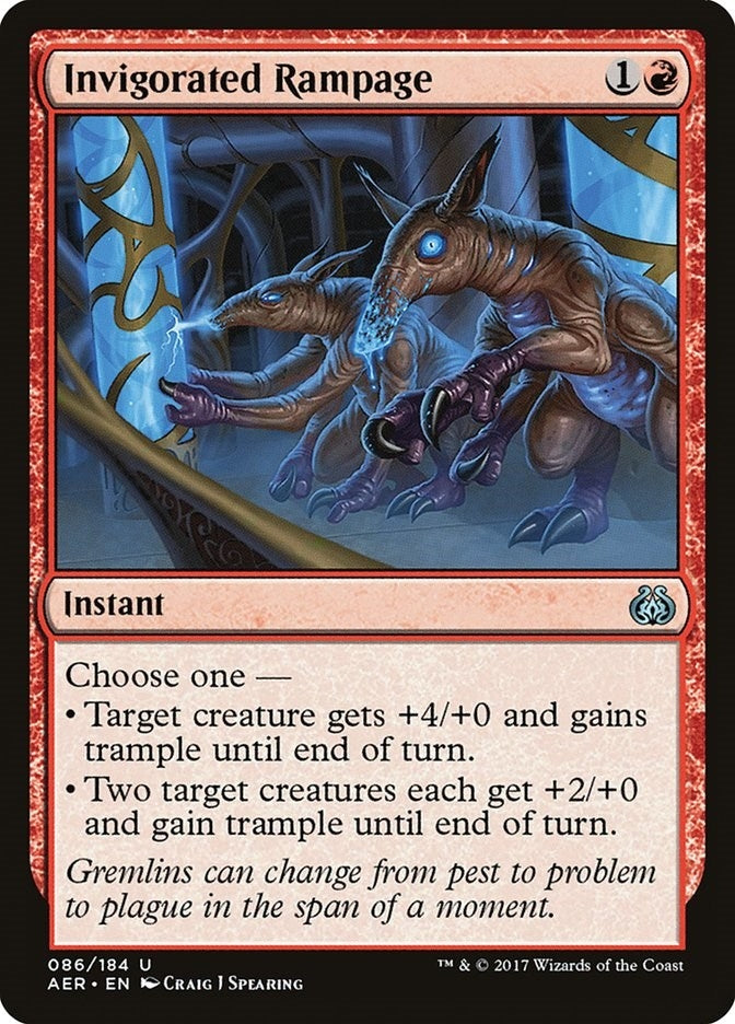 Image for Invigorated Rampage (86) (AER)