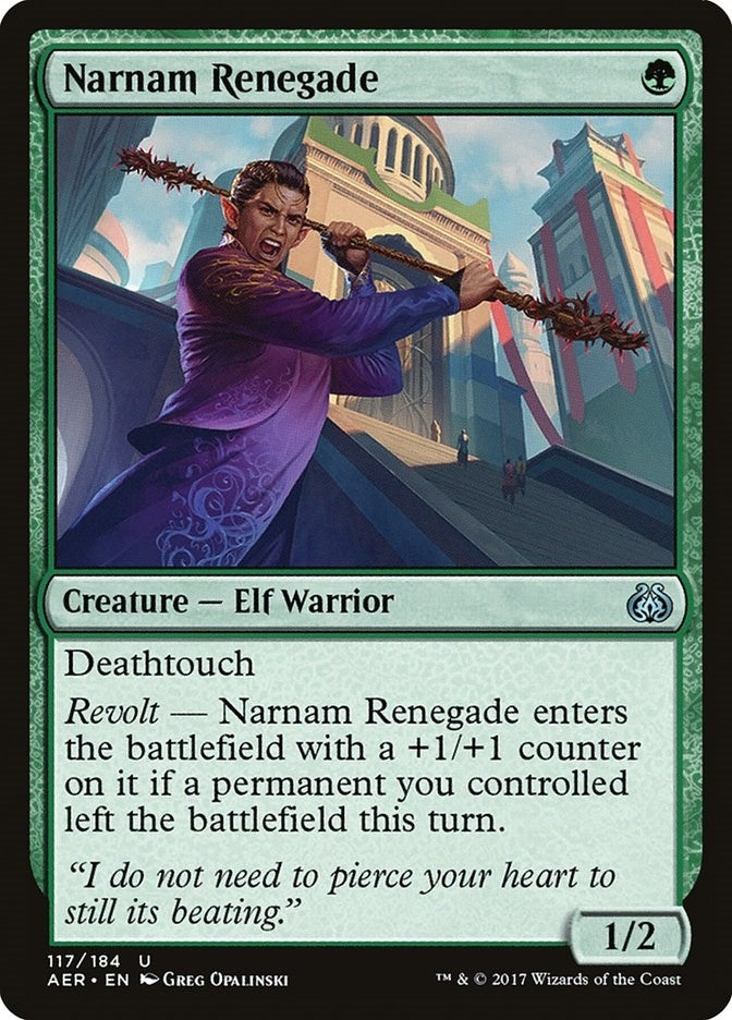 Image for Narnam Renegade (117) (AER)