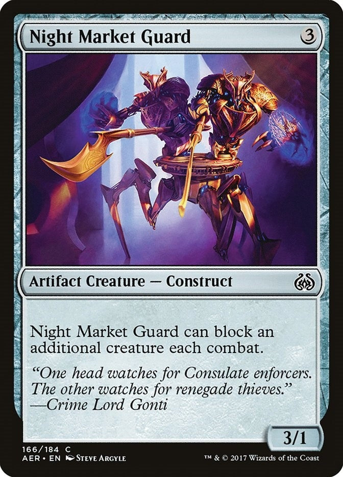 Image for Night Market Guard (166) (AER)
