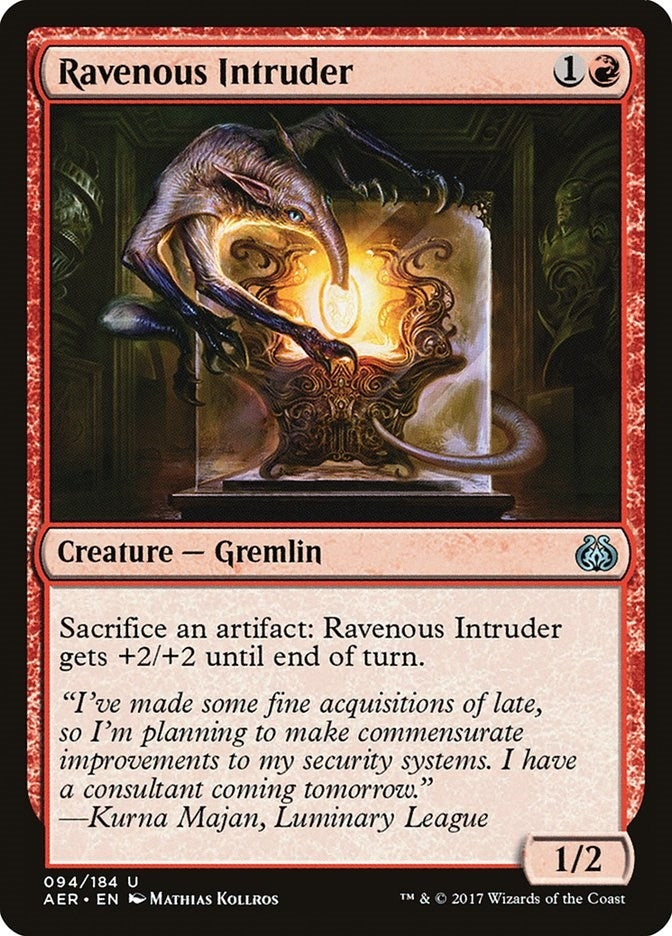 Image for Ravenous Intruder (94) (AER)