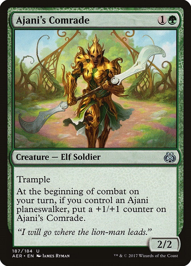Image for Ajani's Comrade (187) (AER)