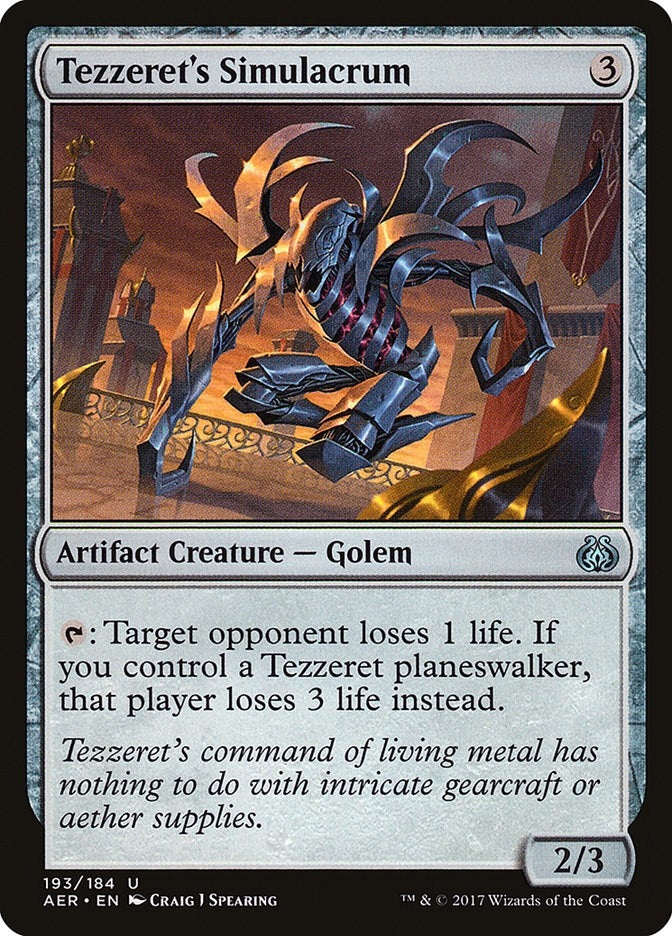 Image for Tezzeret's Simulacrum (193) (AER)
