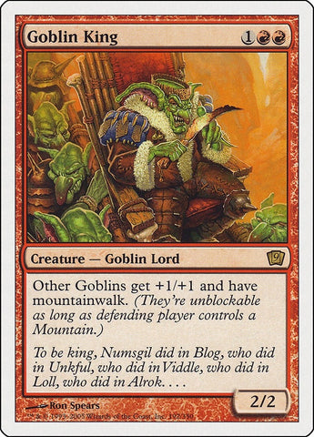 Image for Goblin King (192) (9ED)