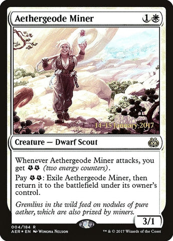 Image for Aethergeode Miner (4) [Prerelease Cards]