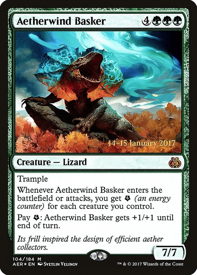 Image for Aetherwind Basker (104) [Prerelease Cards]