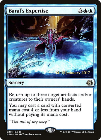 Image for Baral's Expertise (29) [Prerelease Cards]
