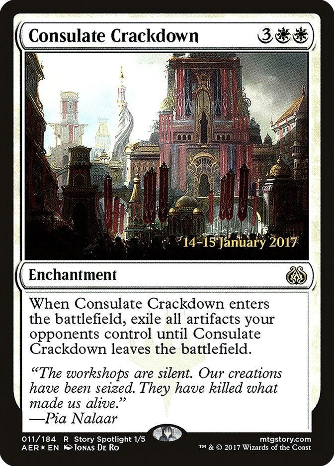 Image for Consulate Crackdown (11) [Prerelease Cards]