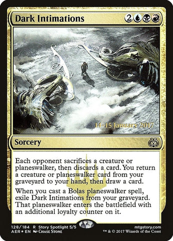 Image for Dark Intimations (128) [Prerelease Cards]