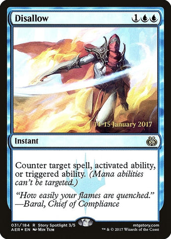 Image for Disallow (31) [Prerelease Cards]