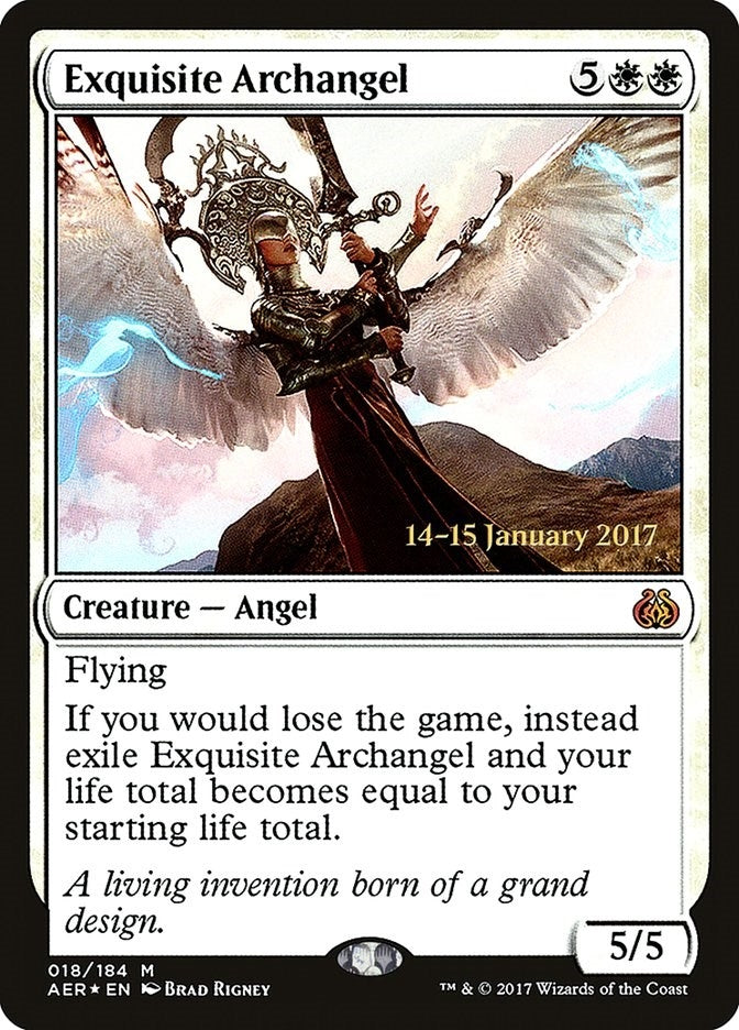 Image for Exquisite Archangel (18) [Prerelease Cards]